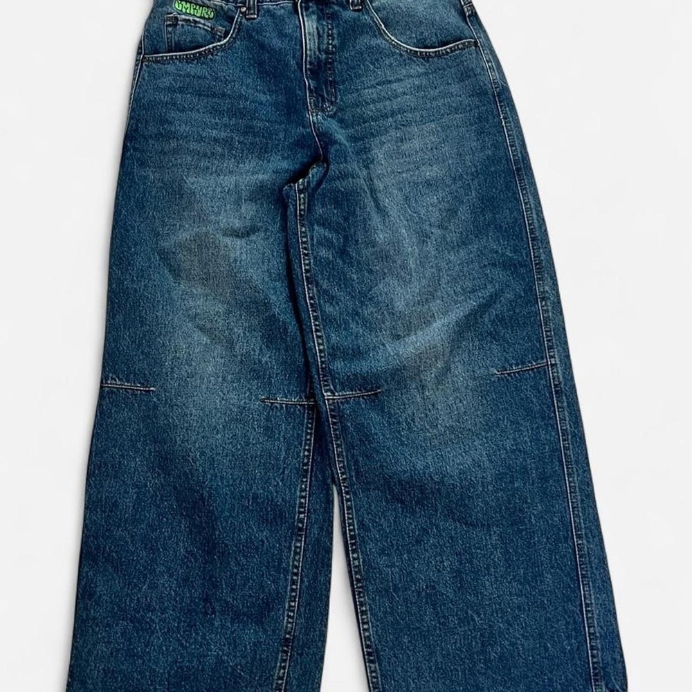 Empyre Baggy Jeans 90s Skater Grunge Dark Wash
